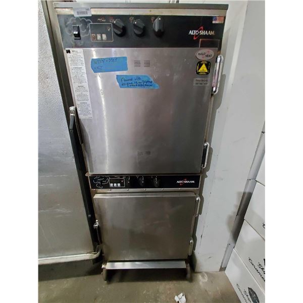 Alto Shaam Halo Heat Model 1767 cook & Hold Smoker Oven with wood chips and manuals