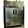 Image 1 : NEW stainless Steel 55 inch double door reach in Freezer. Unpacked but never used, with manuals