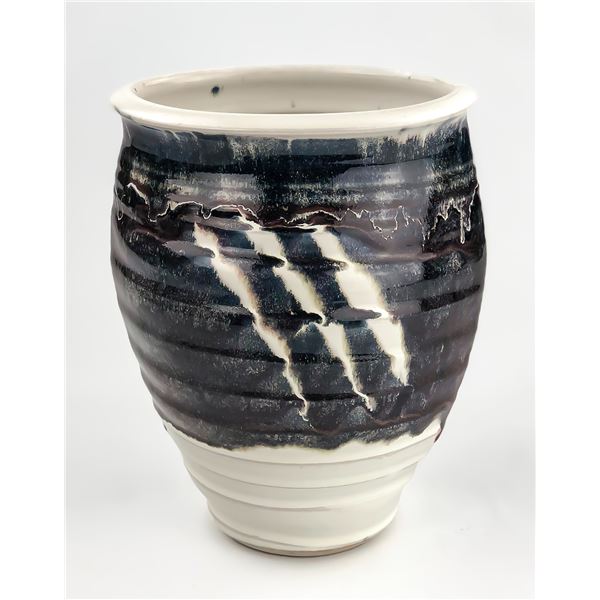 SIGNED ROBERTSON COBBLE HILL POTTERY - OVAL VASE