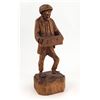 Image 1 : VINTAGE OLD MAN WOOD CARVING - 13” (33 CM) TALL