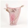 Image 1 : PINK FENTON ART GLASS BALLERINA FIGURINE
