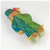 Image 3 : VINTAGE DOUGH ART CLOWN & BALLOONS BLUE/GREEN