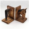 Image 2 : HAND CRAFTED WOODEN HORSE BOOKEND