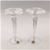 CRISTAL D’ARQUES FRANCE LEAD CRYSTAL CANDLESTICKS