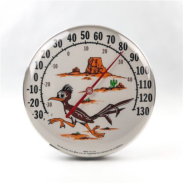 OHIO JUMBO DIAL ROADRUNNER THERMOMETER