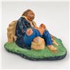 Image 2 : OLD MAN WITH DOG CHALKWARE - LONDON 12 MILES