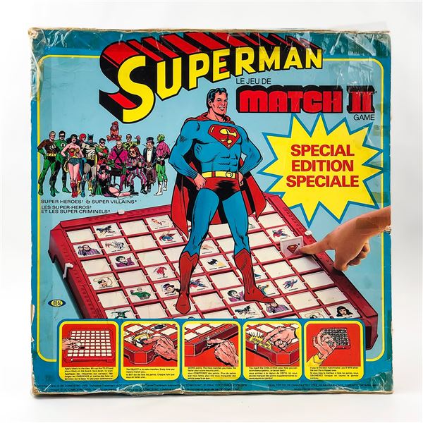 VINTAGE SUPERMAN MATCH II GAME - 1979 DC COMICS