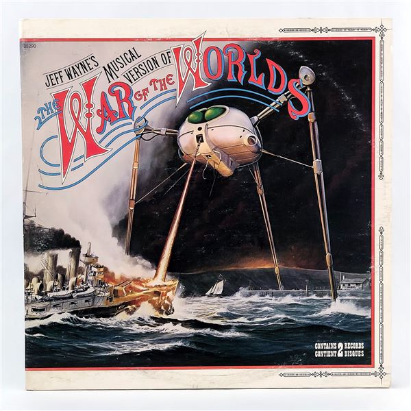 THE WAR OF THE WORLDS 2 LP JEFF WAYNE’S MUSICAL