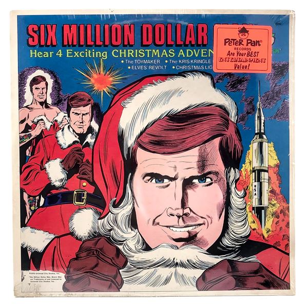 SIX MILLION DOLLAR MAN CHRISTMAS LP NEW