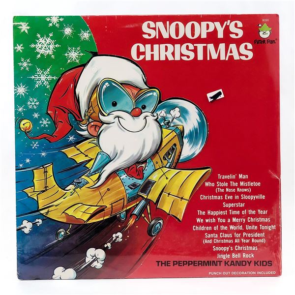 SNOOPY’S CHRISTMAS PEPPERMINT KANDY KIDS LP NEW