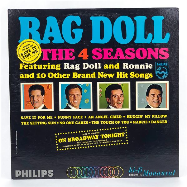 RAG DOLL THE FOUR SEASONS LP ALBUM