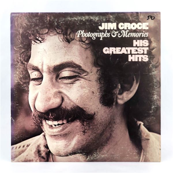 JIM CROCE PHOTOGRAPHS & MEMORIES HITS LP