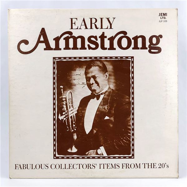 LOUIS ARMSTRONG - EARLY ARMSTRONG VINYL LP