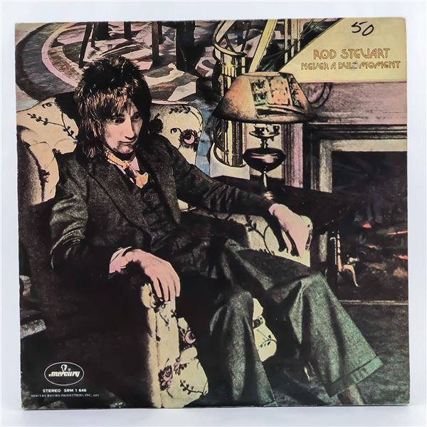 ROD STEWART NEVER A DULL MOMENT VINYL LP