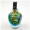 Image 2 : HEAVY ART GLASS PERFUME BOTTLE MURANO STYLE
