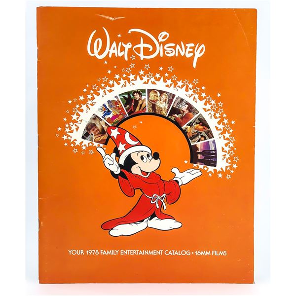 WALT DISNEY 1978 16MM FAMILY FILM CATALOG