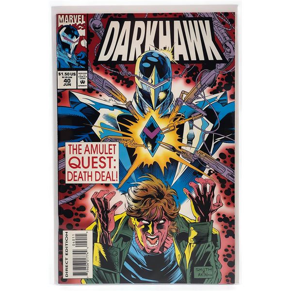 DARKHAWK #40 - THE AMULET QUEST: DEATH DEAL!