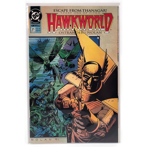 HAWKWORLD #21 ESCAPE THANAGAR! PART 1 OF 5