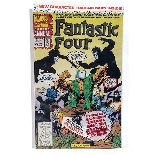 FANTASTIC FOUR #26 WITH WILDSTREAK TRADING CARD