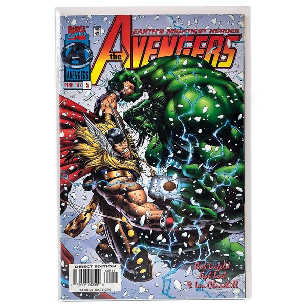 THE AVENGERS #5 - THOR VS HULK - ROB LIEFELD