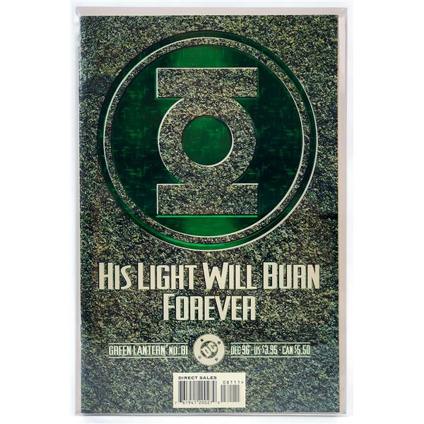 GREEN LANTERN #81 HIS LIGHT WILL BURN FOREVER