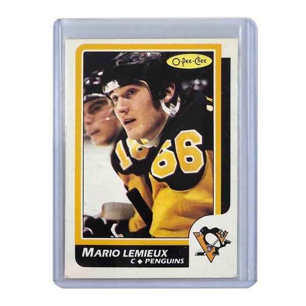 1986-87 0-PEE-CHEE OPC LEMIEUX #122 HOCKEY CARD