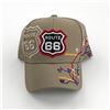 Image 2 : BRAND NEW TAN COLOR ROUTE 66 BASEBALL CAP