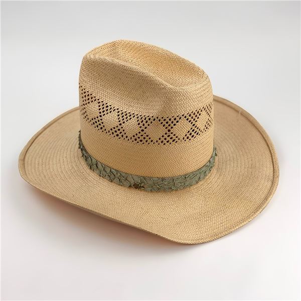 LANNING BELLEVILLE STIFF STRAW TYPE COWBOY HAT