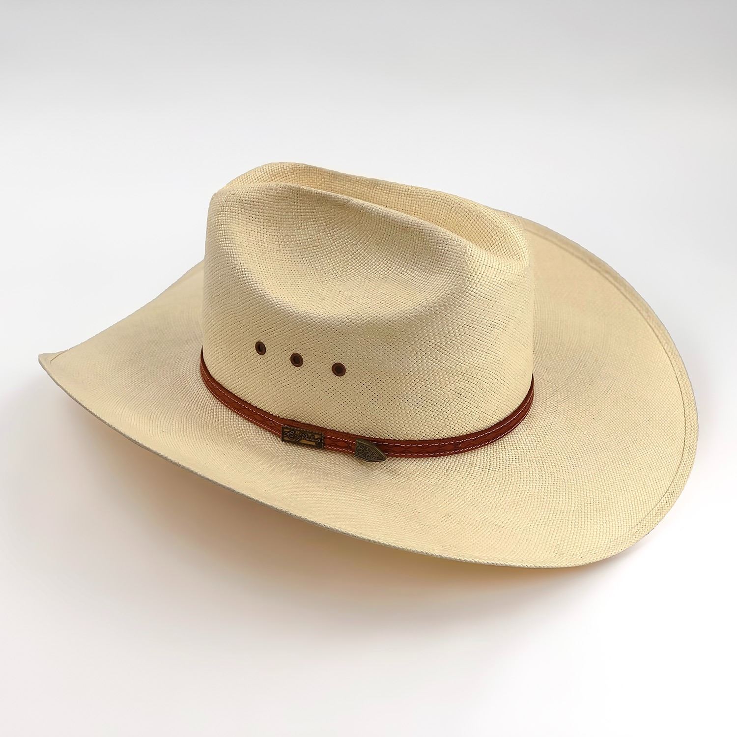 LARRY MAHAN S HAT BY MILANO HAT CO COWBOY HAT larry-mahan-s-hat-by-milano-hat-co-cowboy-hat