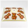 Image 2 : VINTAGE SQUARE CEILING LIGHT COVER TEDDY BEARS