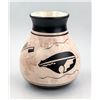 Image 1 : SOUTHWESTERN HANDCRAFTED SIGNED POTTERY VASE