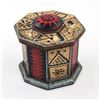 Image 3 : HAND CRAFTED & PAINTED OCTAGONAL WOODEN BOX