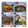 Image 1 : 4 CHARLES WYSOCKI EZ GRASP 300 PC JIGSAW PUZZLES