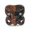 Image 1 : KORURU WOOD CARVING ABALONE/PAUA SHELL EYES