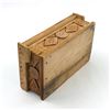 Image 3 : UKRAINIAN CARVED WOOD JEWELRY BOX INLAID BEADS