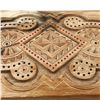 Image 4 : UKRAINIAN CARVED WOOD JEWELRY BOX INLAID BEADS