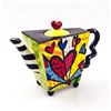 Image 2 : CERAMIC ROMERO BRITTO 2008 HEARTS DESIGN TEAPOT