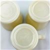 Image 3 : 3 VINTAGE CREAM COLOR FIRE KING D HANDLE MUGS