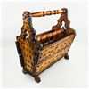 Image 2 : BEAUTIFULLY CRAFTED LARGE WOODEN MAGAZINE RACK