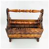 Image 3 : BEAUTIFULLY CRAFTED LARGE WOODEN MAGAZINE RACK