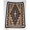 Image 1 : VINTAGE NATIVE NAVAHO PRAYER RUG WITH TAG