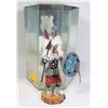 Image 2 : VINTAGE NATIVE ART KACHINA DOLL IN DISPLAY CASE