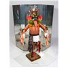 Image 2 : VINTAGE NATIVE ART KACHINA DOLL IN DISPLAY CASE