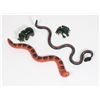 Image 2 : LOT OF ANIMAL THEME NATIVE ART MADE FROM