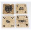 Image 1 : FOUR STONE WOLF THEME COASTERS