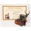 Image 1 : "DANGER ON THE WIND" BRONZE SOLID CAST ART PIECE