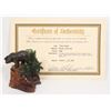 Image 1 : "TWO TOES" BRONZE SOLID CAST ART PIECE BY MILES
