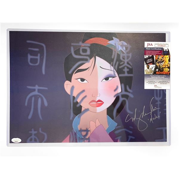 Autograph Signed Mulan Photo JSA