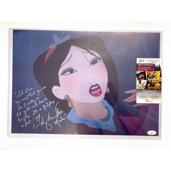 Autograph Signed Mulan Photo JSA