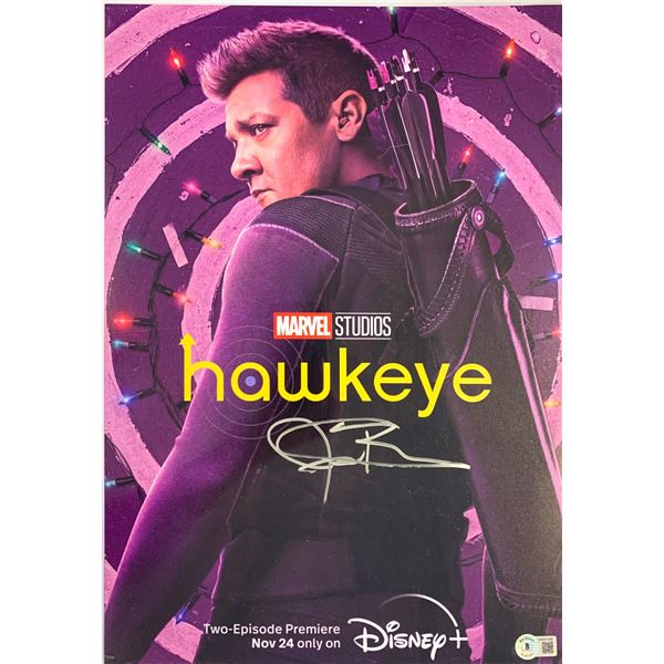 Signed Hawkeye Photo Beckett